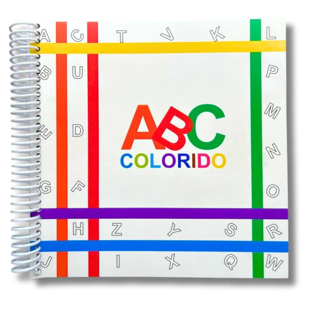 Livro Infantil Colorir Alfabeto Abc Colorido