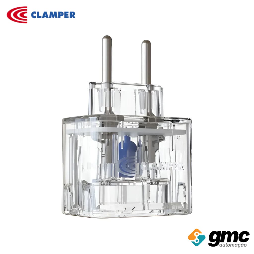 Protetor Dps Pocket Contra Surto Lcf 2p 20a Bivolt Clamper - Transparente