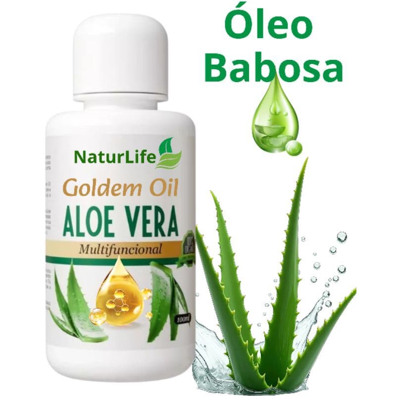 Tratamento Psoríase Óleo de Babosa 100ml - Cure, Hidrate e Proteja Sua Pele