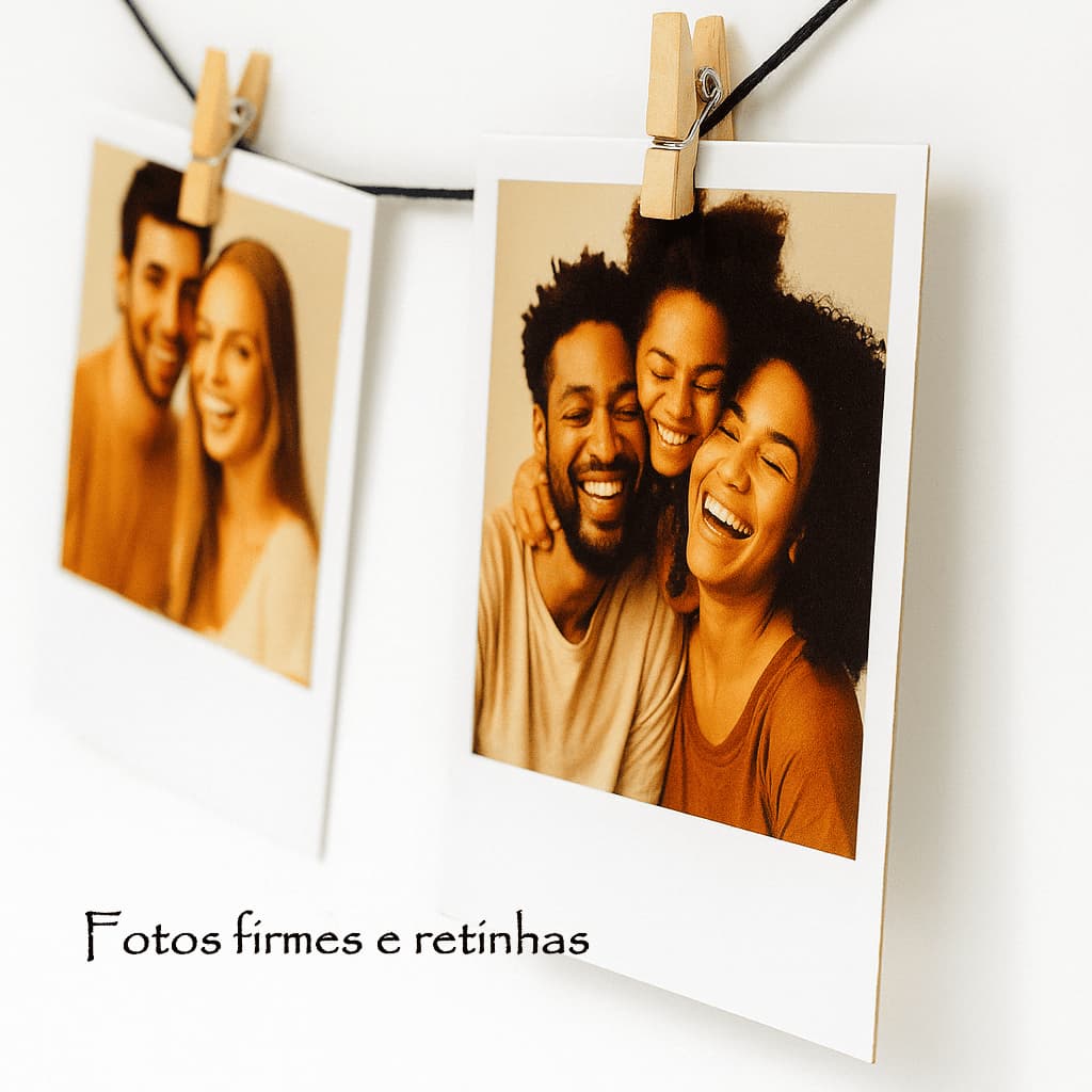 KIT Fotos 6 UN Laminadas estilo PREMIUM não desbota 10,5x8,8 com Mini Prendedor para Varal Foto Firme