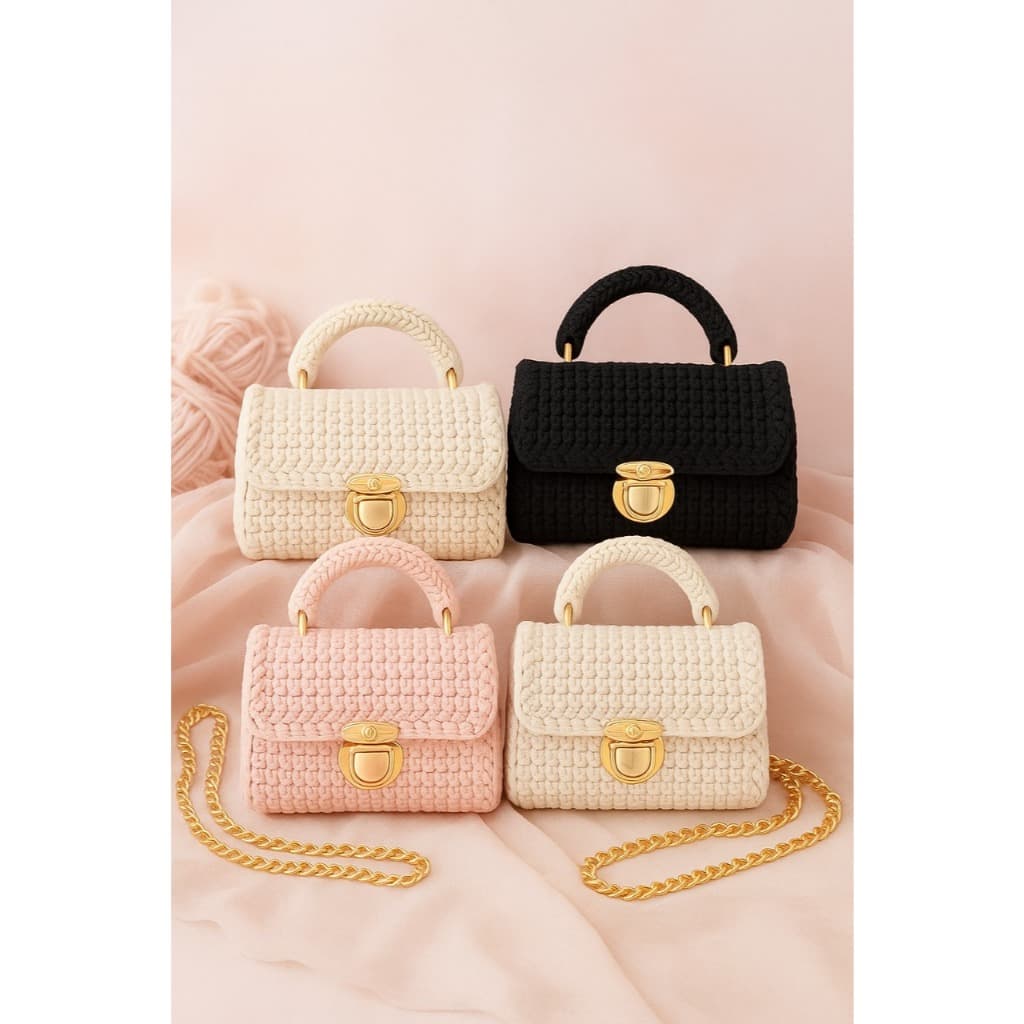 Cloutch de crochê (As cores podem ser alteradas)