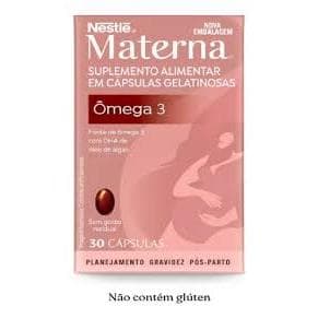MATERNA ÔMEGA 3 DHA 30 CÁPSULAS GELATINOSAS NESTLE