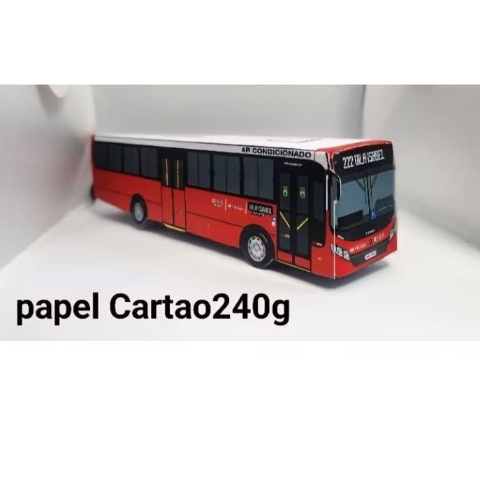 Miniatura De Ônibus Caio ApacheVip4Of1721 VilaIsabel RIO DE JANEIROPAPELCARTAO240G