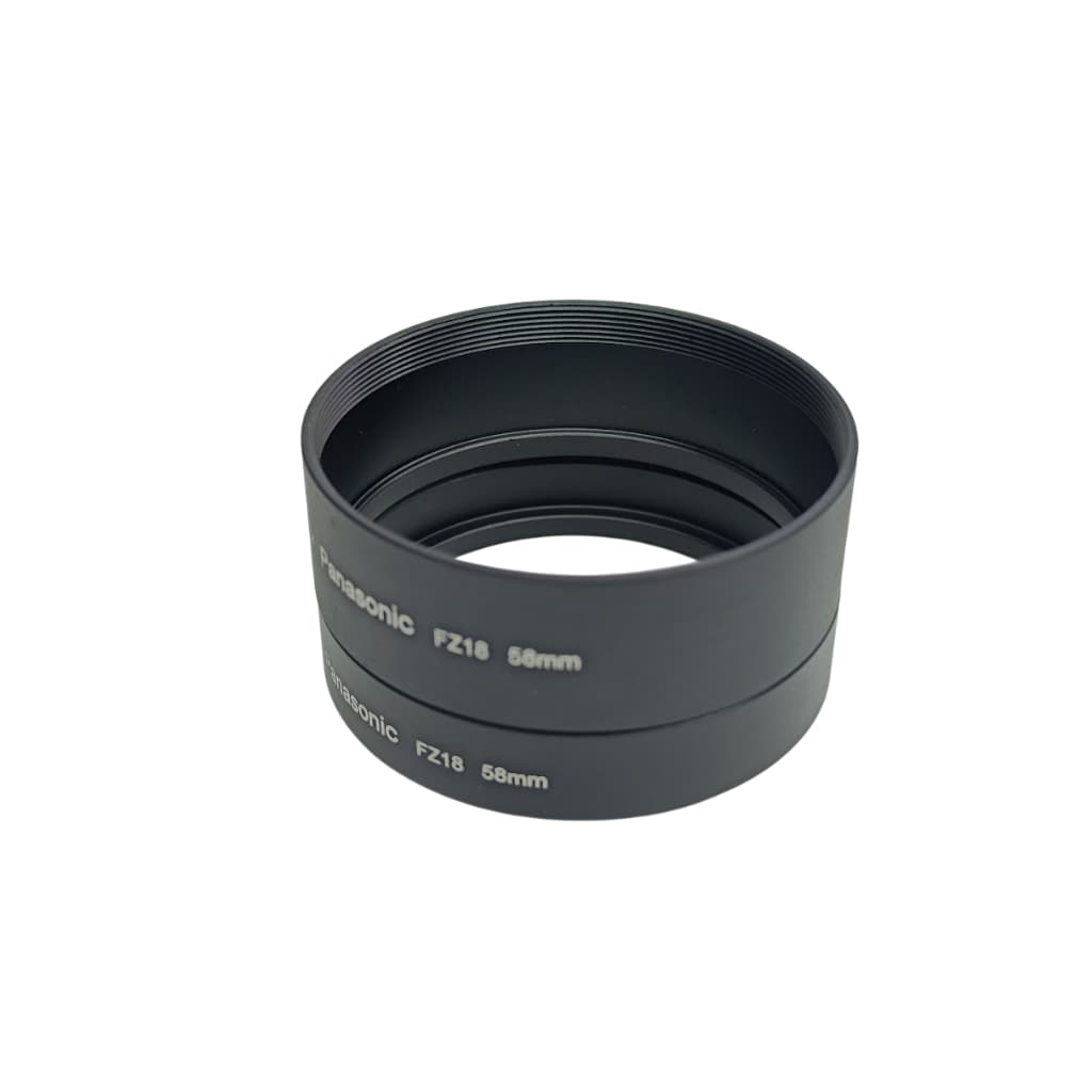 Tubo adaptador 58mm para câmera digital Panasonic DMC-FZ18 FZ28 FZ35 FZ38 para Lentes e Filtros
