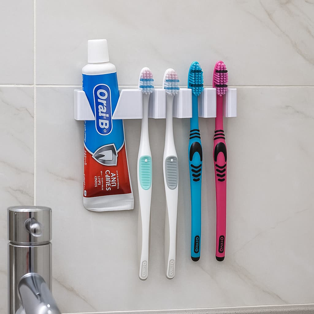 Suporte Parede Organizador Porta Escovas Dental