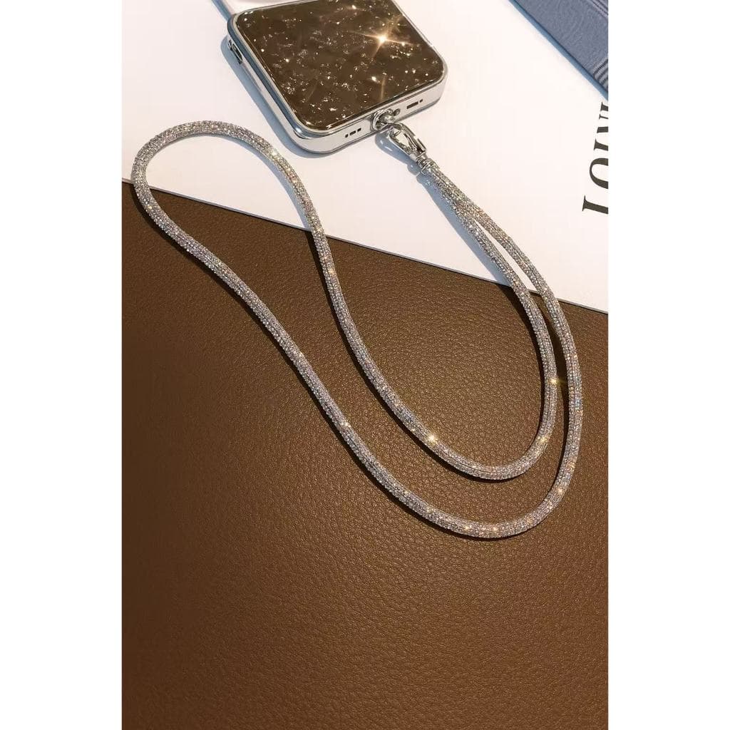 Cordão Especial para Smartphone Corrente Celular de Strass 50CM/55CM Acessório Pescoço Corpo