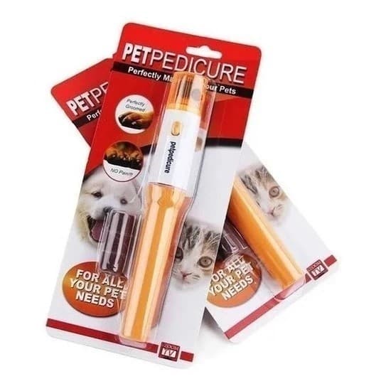 Lixa Elétrica PetPedicure para Cães e Gatos – Lixador de Unhas Silencioso e Seguro | Portátil e Eficiente