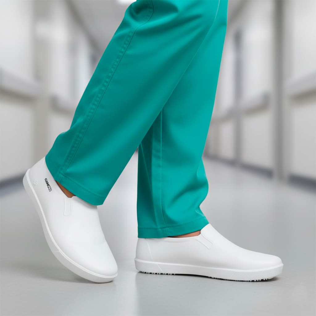 Calçado de Segurança Hospital Antiderrapante Cozinha Supermercado Profissional Trabalho Impermeável
