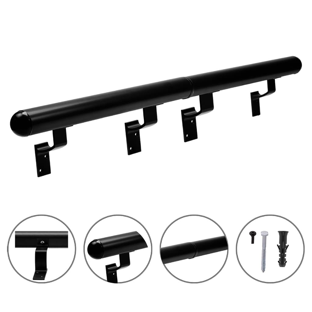 Tubo Corrimão Alumínio 1,30 Metros Extra Forte Segurança Para Idosos e Crianças