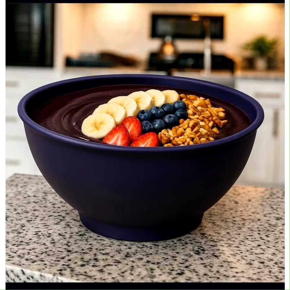 Cumbuca Bowl 750ml Lindas Cores; Kit 5,8,12,16 ou 24 Cumbucas(Plástico). Caldo/Petisco/Sobremesa/Frutas.