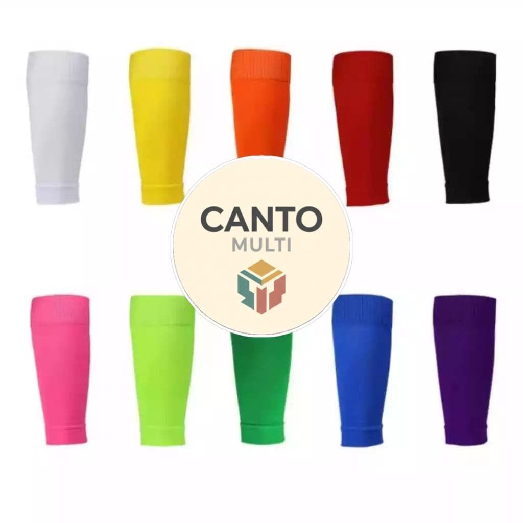 Kit 1 até 4 Pares de Canelito Meião Cortado Esportivo Proteção Para Perna Alta Performance