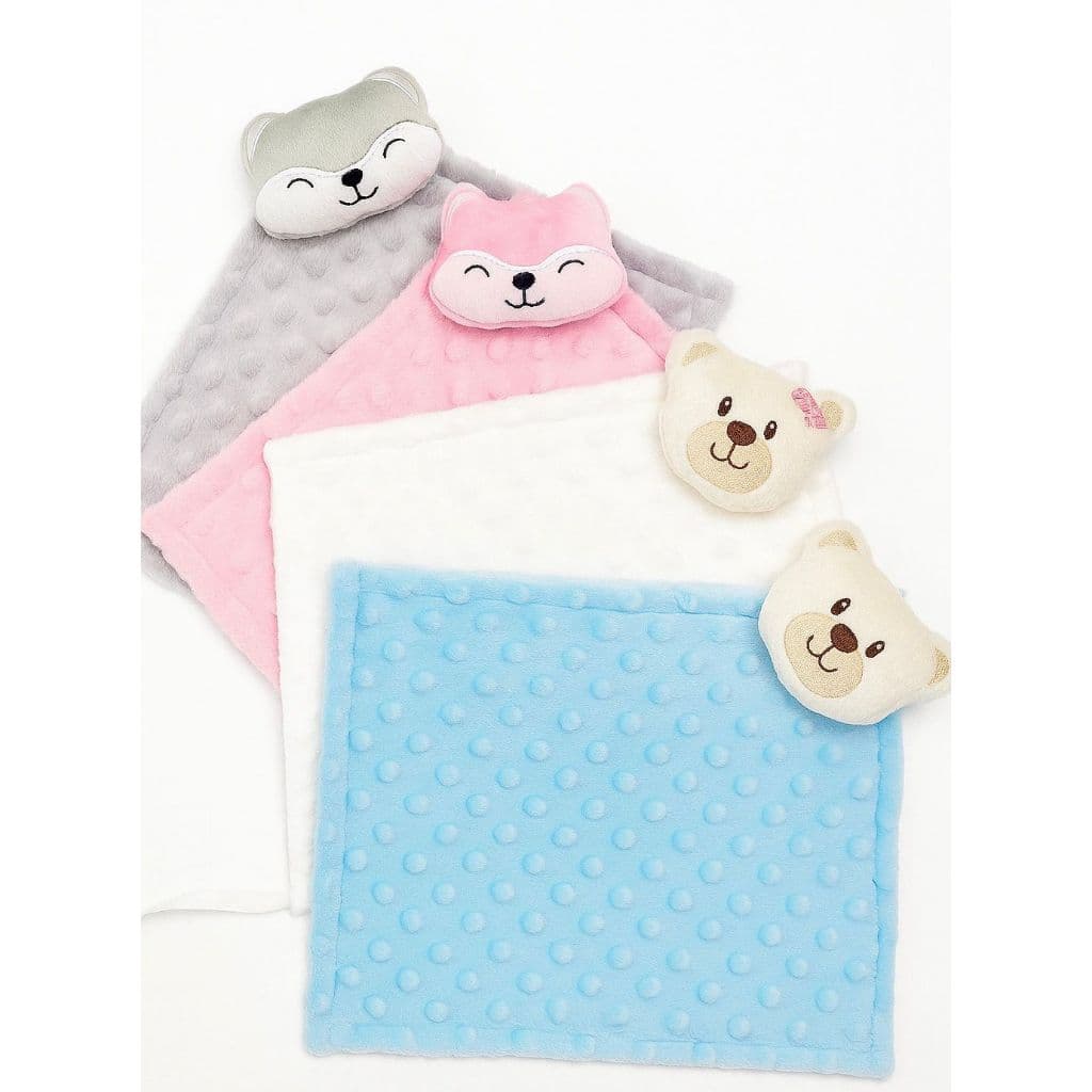 Naninha Bebê com Bichinho – Manta de Apego Super Macia | Paninho de Dormir RN | Presente Maternidade