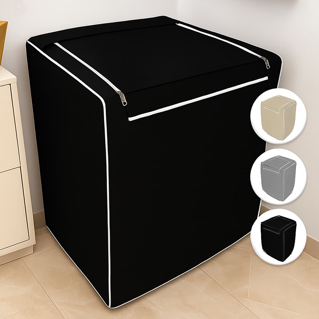 Capa Impermeável com Zíper para Máquina de Lavar – Todas as Marcas e Tamanhos