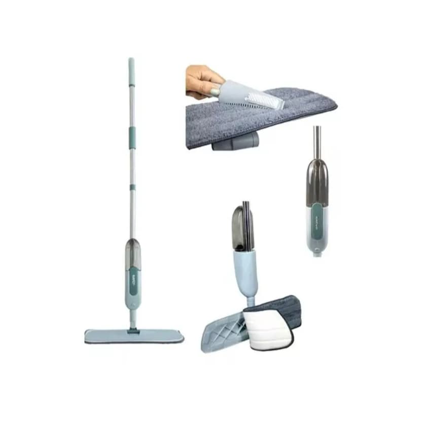 Mop Spray Magico Rayco  Essencial Com Reservatorio Rodo de Limpeza Refil Microfibra