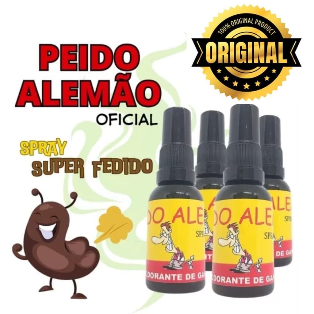 Kit 4 unidades PEIDO ALEMÃO *ORIGINAL* (Extremamente Forte) -Envio Rápido!