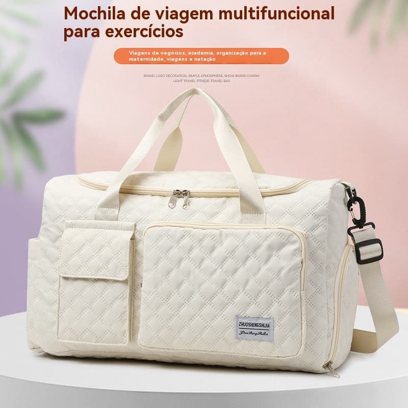 Bolsa Mala de Viagem Multifuncional de Grande Capacidade Resistente e Impermeável
