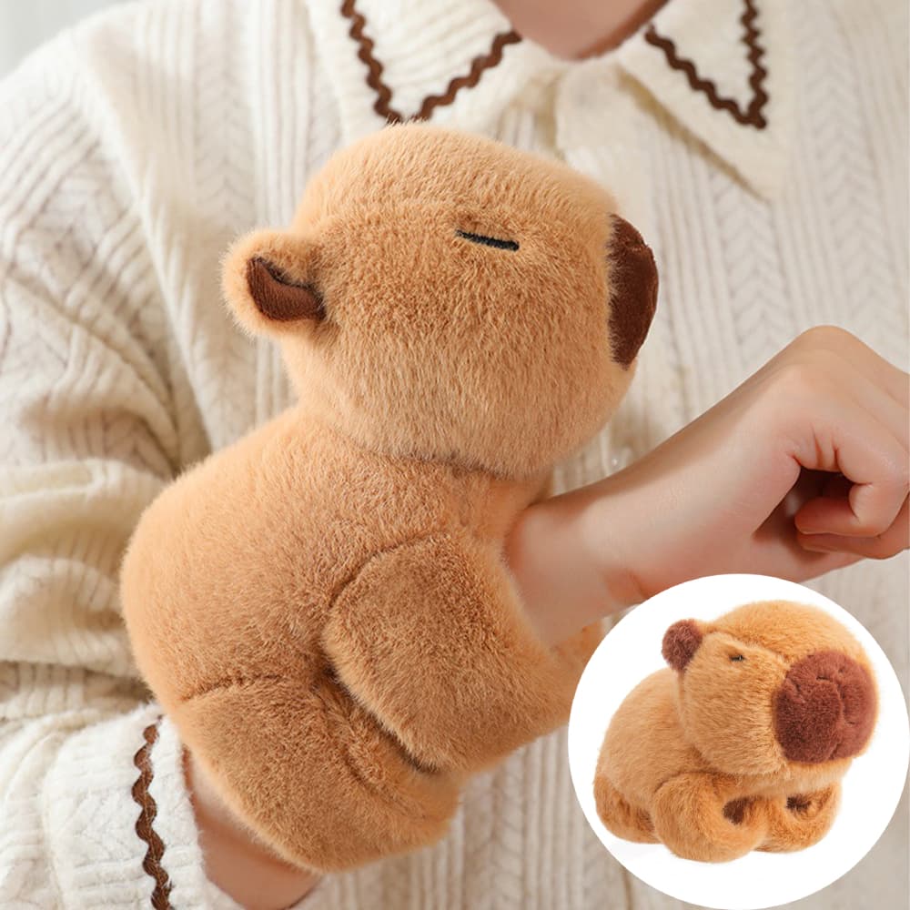 Pulseira de pelúcia de Capivara, Lindo Anel De Boneca De Pulso Para Meninas Bem Presente