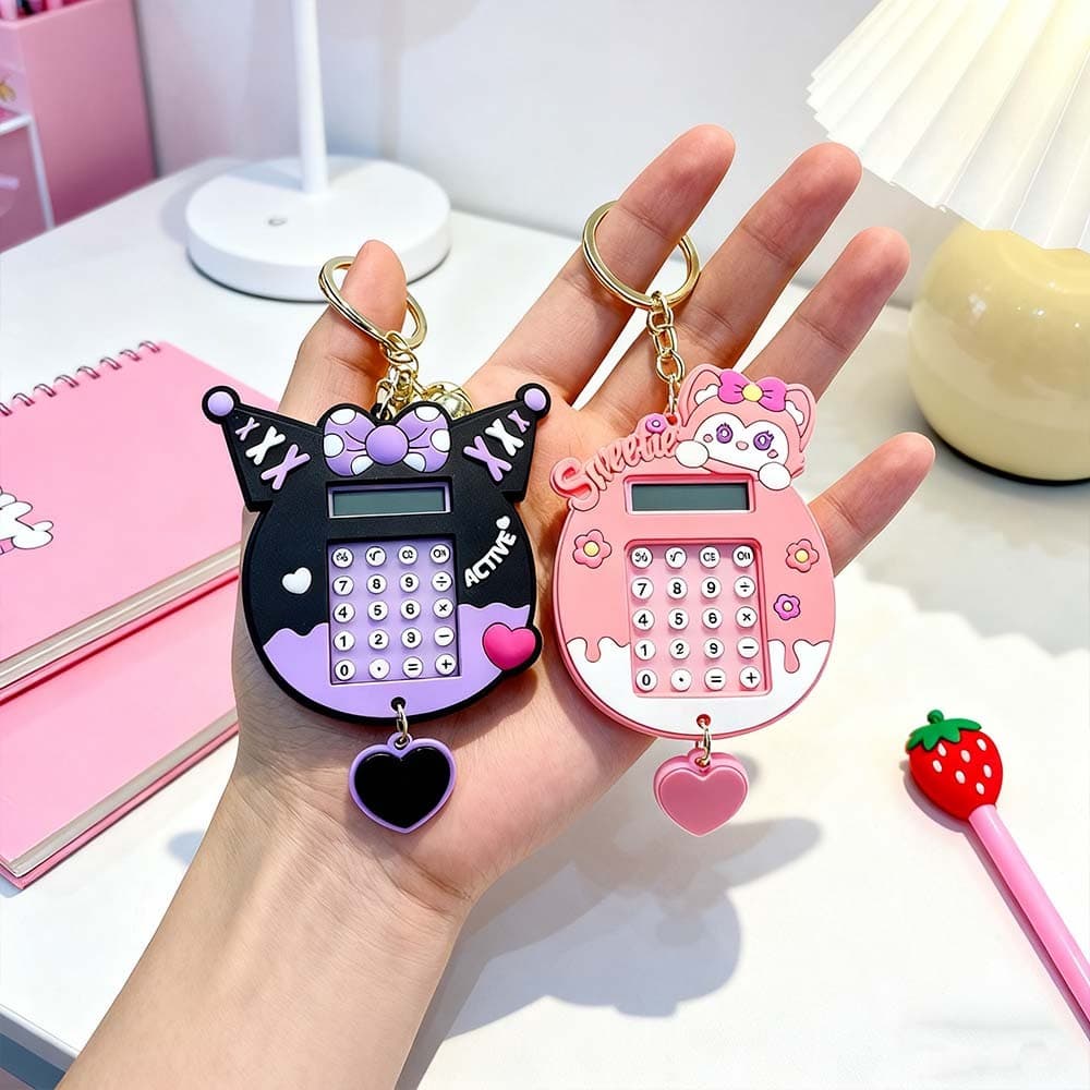 Mini Calculadora com Labirinto e Porta- Acessório Criativo e Funcional para Diversão e Organização no Dia a Dia