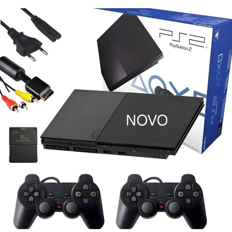 Playstation 2 novo play 2 completo garantia 3 anos