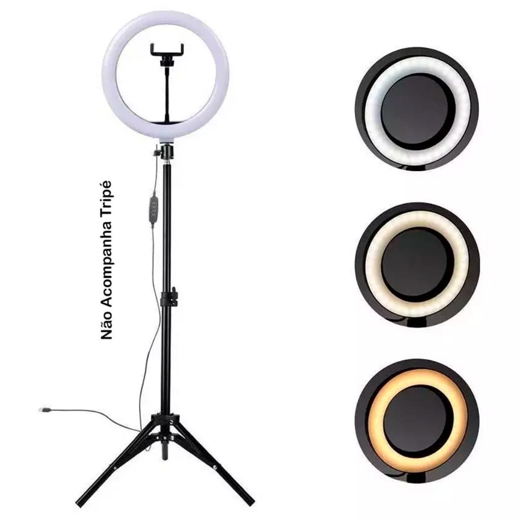 Iluminador Ring Ligth Ideal Para Gravar Videos Fotos Youtuber