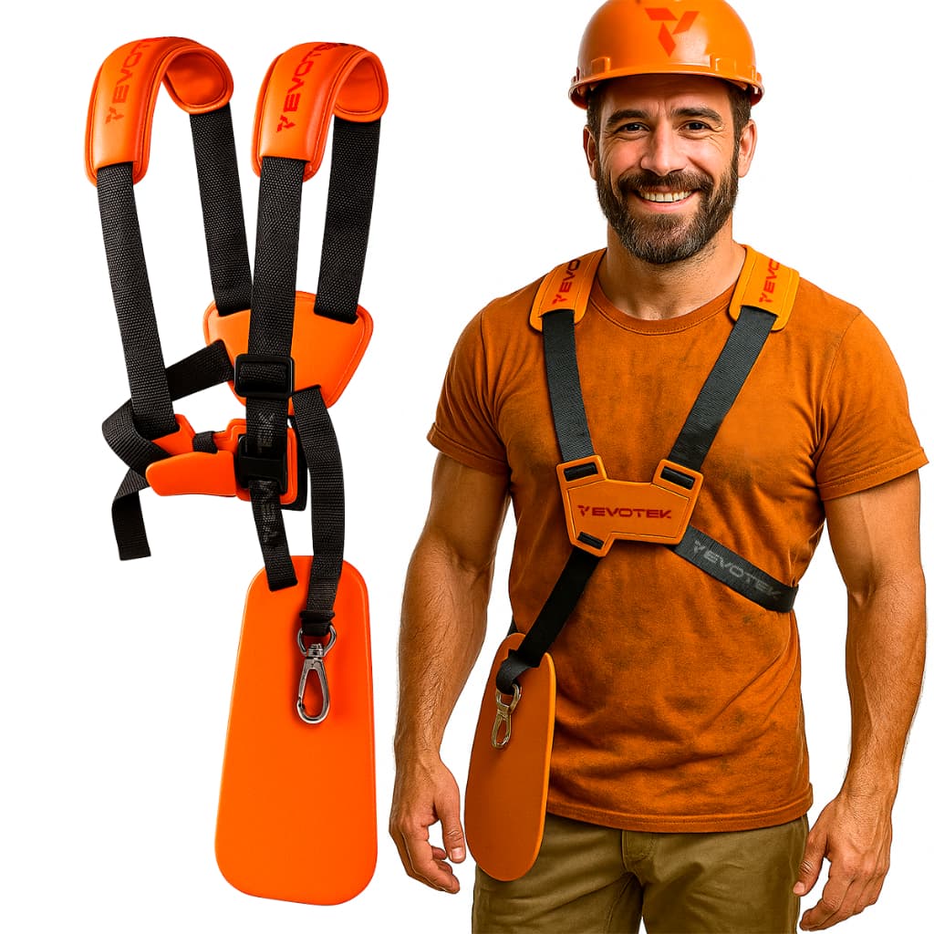 Cinto Colete de Sustentação Duplo para Roçadeira Alças Duplas Profissional Ajustável Stihl