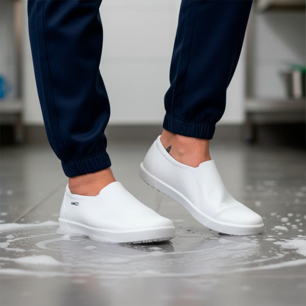 Sapato Limpeza Antiderrapante Cozinha Enfermagem Restaurante Posto Combustível Calçado Profissional