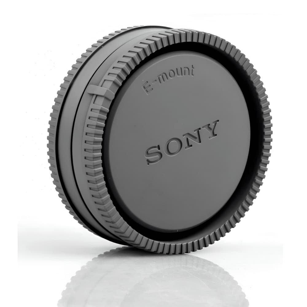 Kit de Tampas Traseira da Lente e Corpo da Câmera Sony E-mount Cinza Escuro