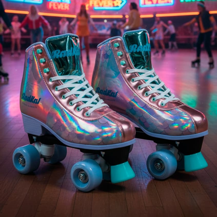 Patins 4 Rodas Infantil Roller Skates Quad Ajustável 31-42 Até 70 Kg - Fênix Brinquedos