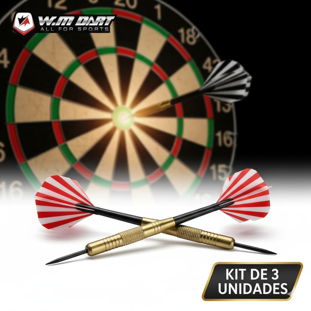 Kit de Dardos 3 Peças – Diversão, Precisão e Desafio em Qualquer Lugar!