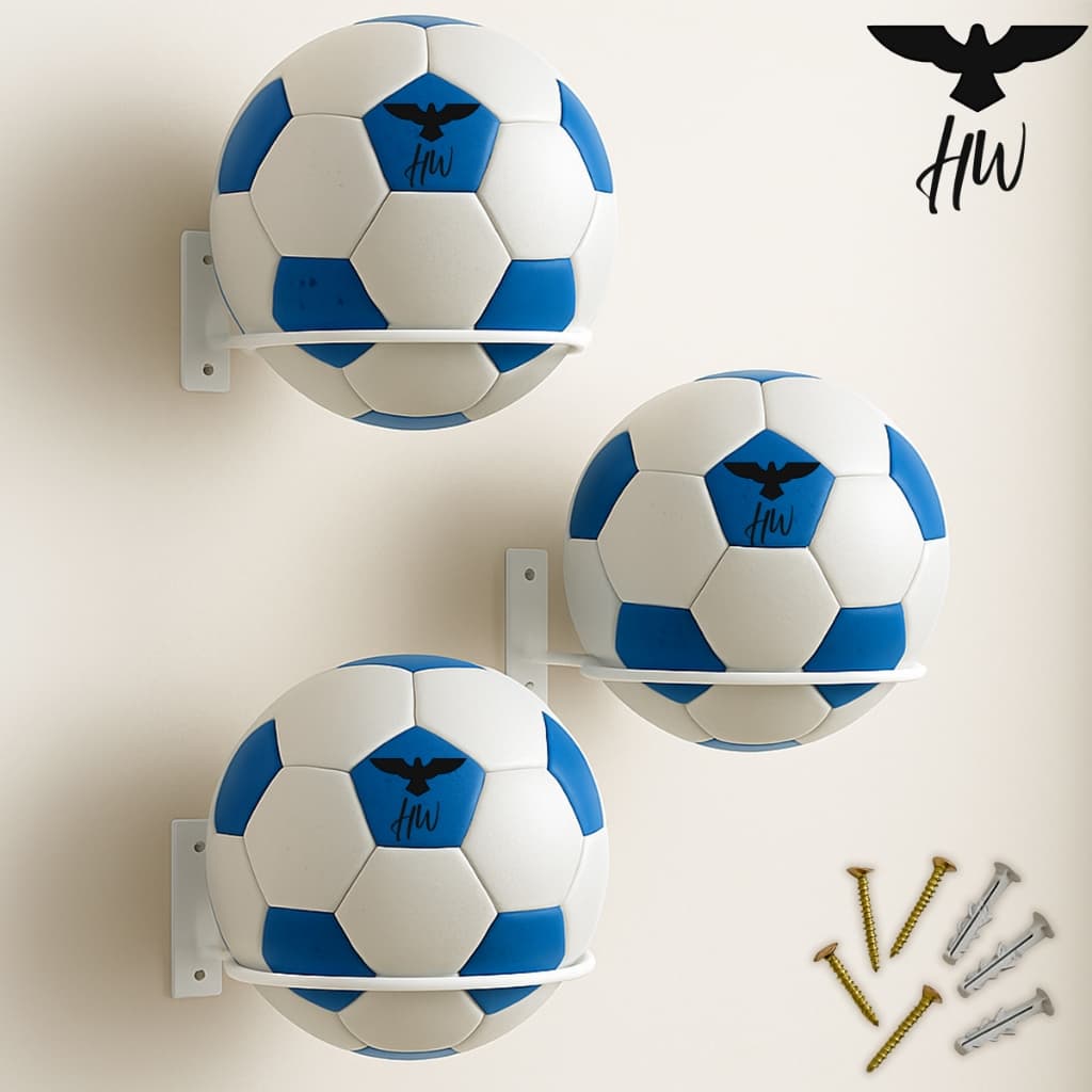 Kit03 Suporte Bola Futebol Basquete Vôlei +parafusos Buchas