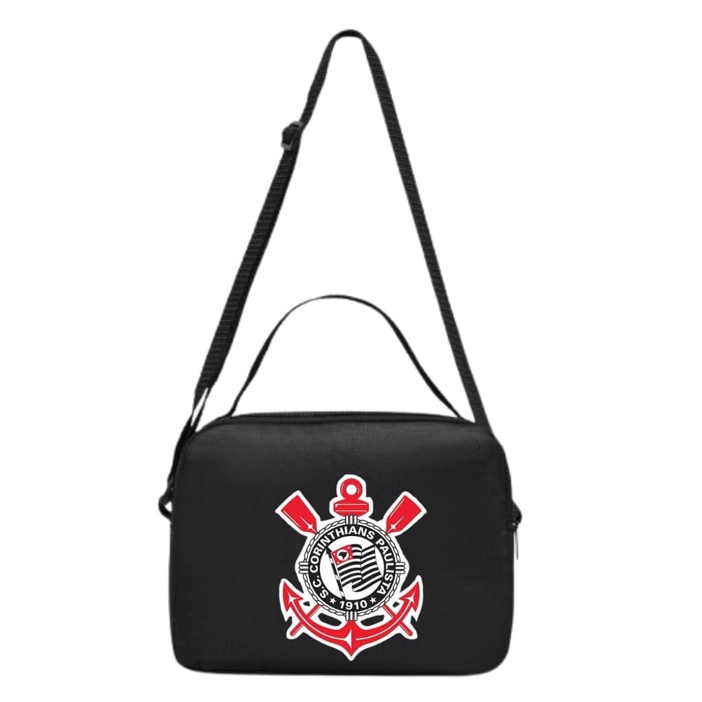 Super Lancheira Térmica Porta Alimentos e Bebidas De Times Com Alça Regulável Lançamento