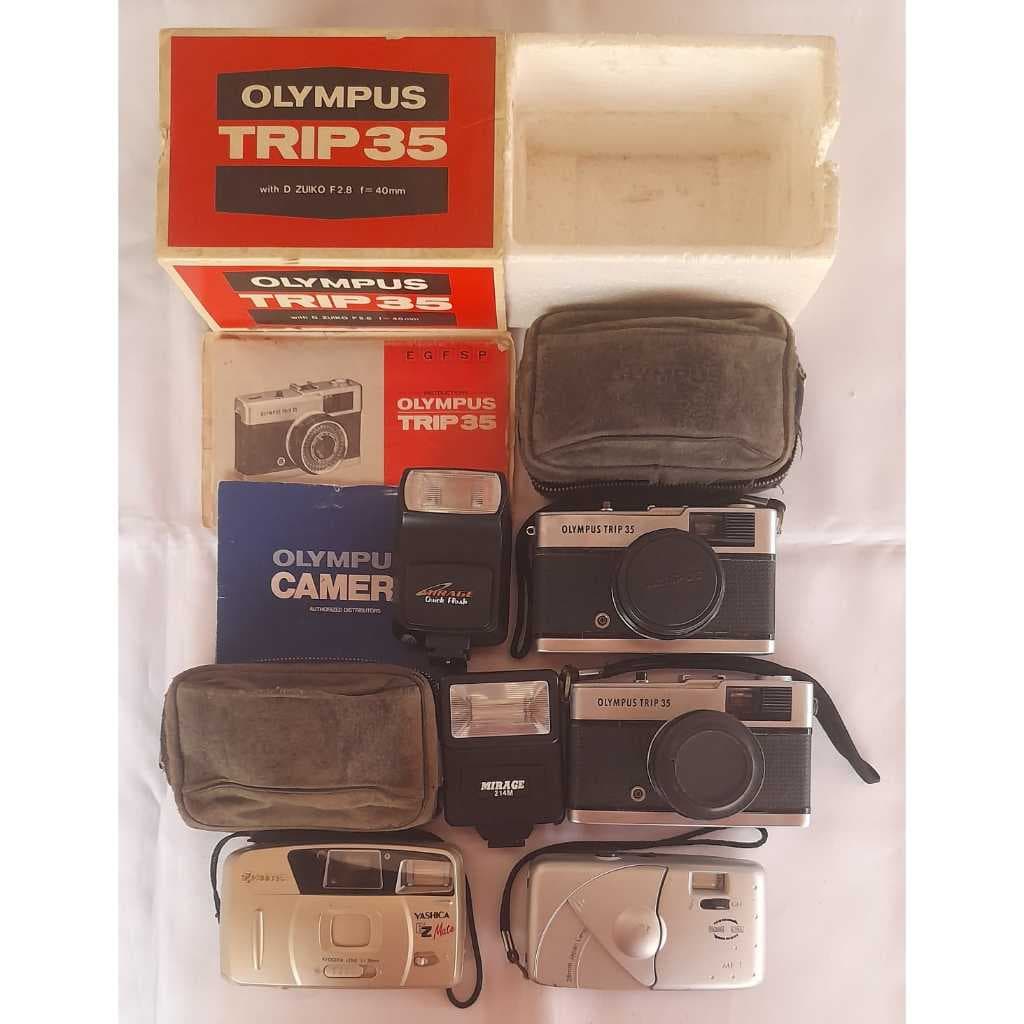 Olympus Trip 35 - Máquina Fotográfica Analógica - São 4 Máquinas - Leia a descrição