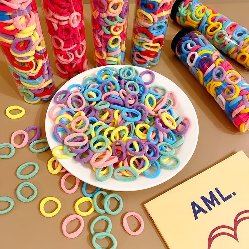 360 Unidades Mini Rabicó Xuxinha De Cabelo Meia De Seda