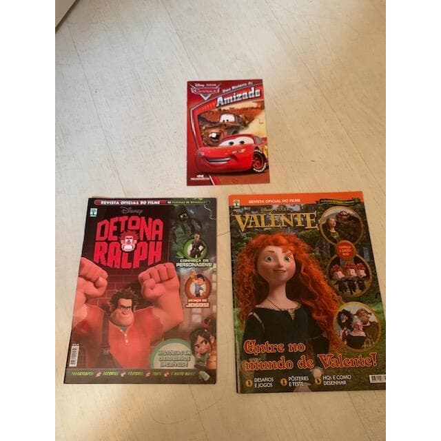 3 Revistas: Detona Ralph + Valente  e carros seminovas