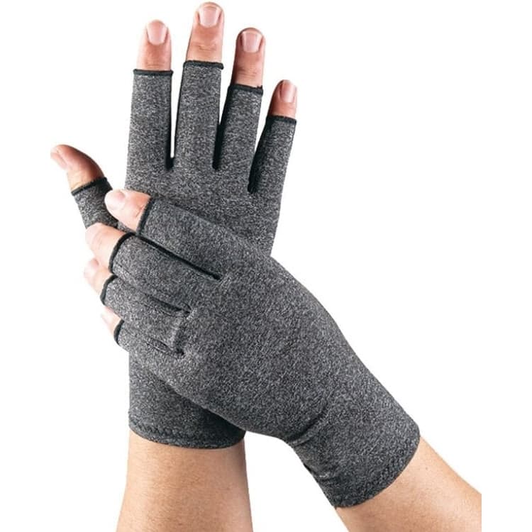 Luvas de Compressão Artrite Artrose Tendinite Tunel do Carpo Inchaço Dormência Câimbras