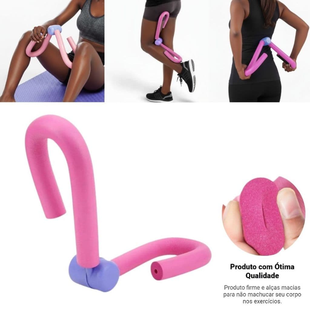 Aparelho Adutora de Membros Borboleta Fitness Exercitador Treino em Casa, Braços, Coxas e Glúteos