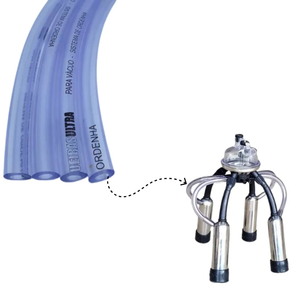 Mangueira Curta Do Vácuo Para Coletor De Leite (4 Unidades) Ordenhadeira