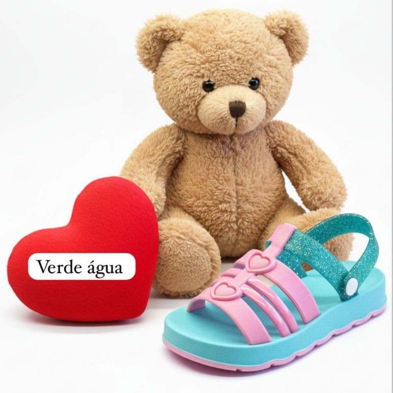 SANDÁLIA/CHINELO INFANTIL FEMININA DUAS FORMAS DE USO MACIA