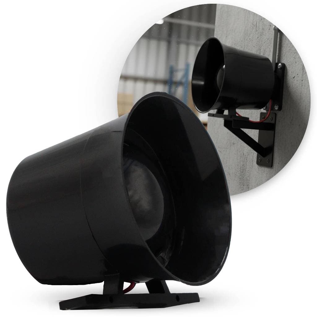 Sirene Piezoelétrica Alta Potencia 3 Som Para Alarme Ipec