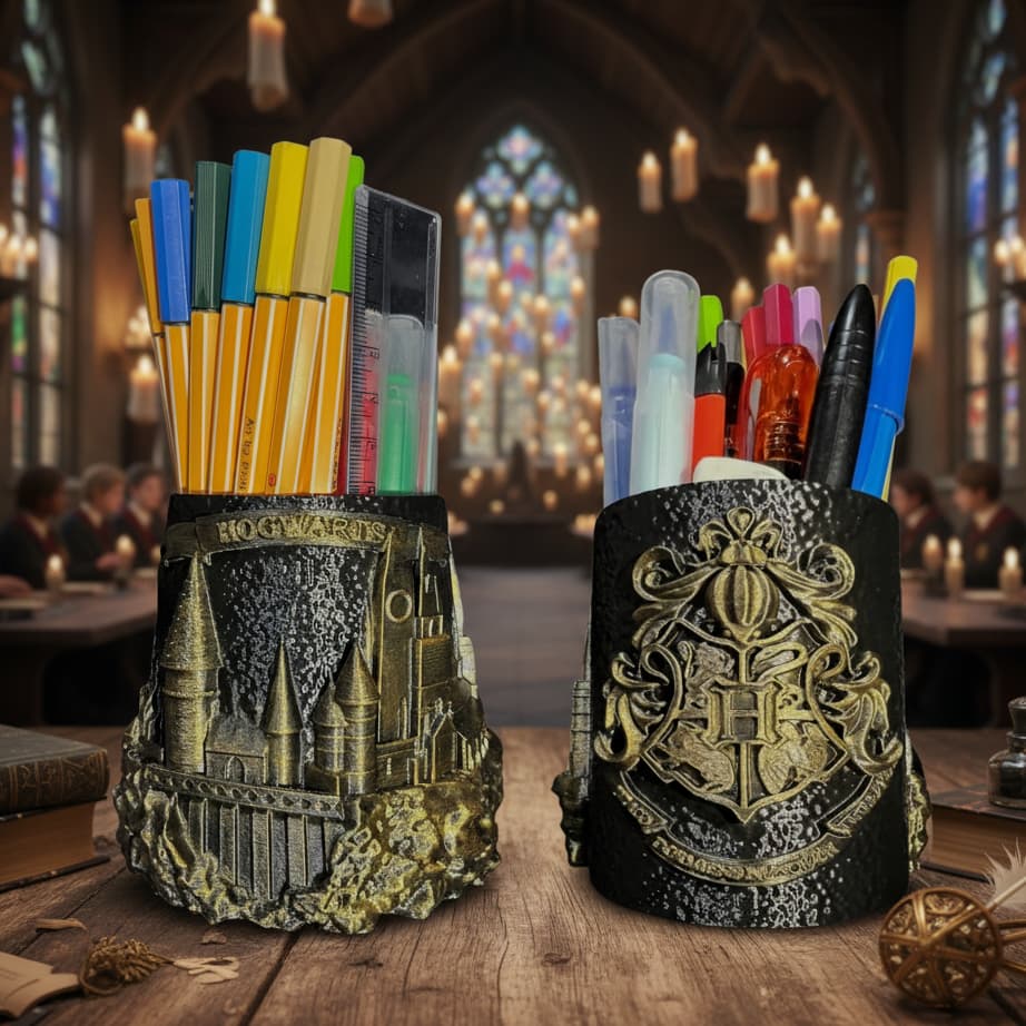 Porta lápis organizador Hogwarts Harry Potter