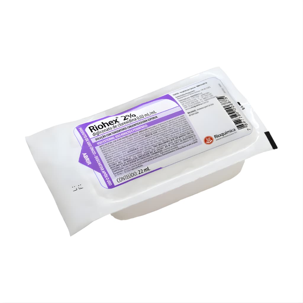 Kit Escova Clorexidina 2% Degermante Riohex (1) Rioquímica