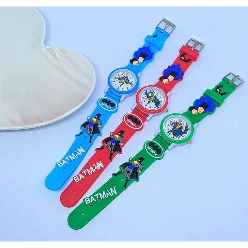 Relógios De Quartzo Para Crianças 3D Cartoon Redondos De Silicone De Discagem Colorida