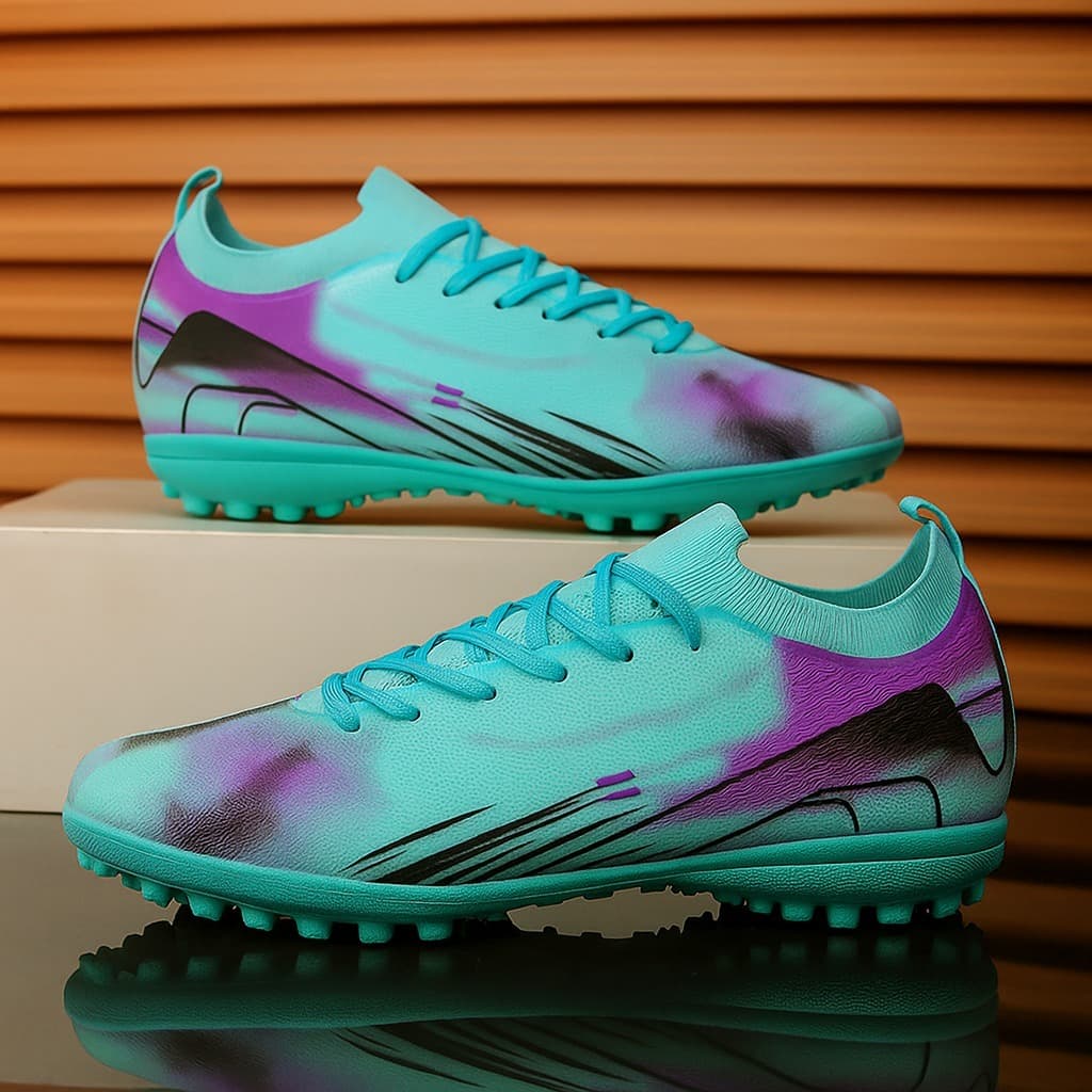 Chuteira Society Meinha Com Trava Baixa Futebol Meia Leve