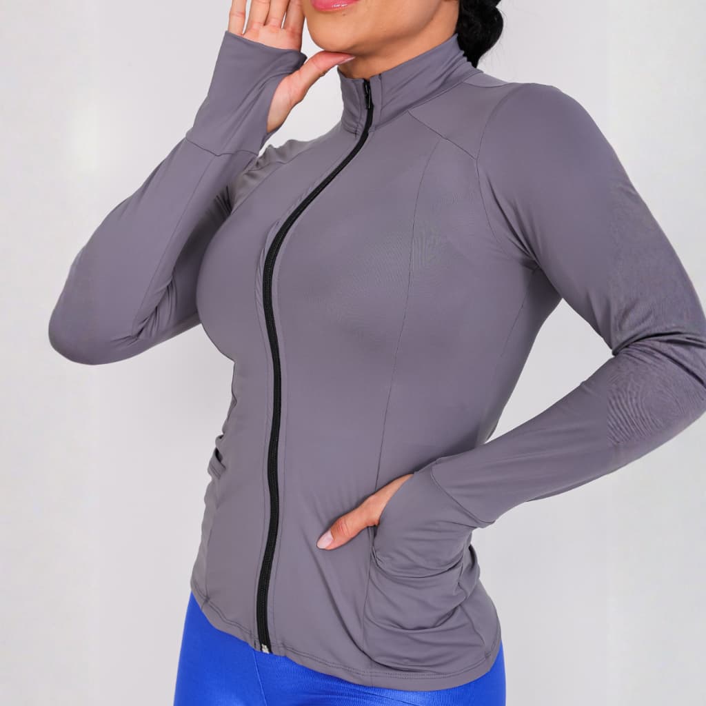 Camisa Uv Blusa Tecido Gelado Macio Proteção Solar Zíper