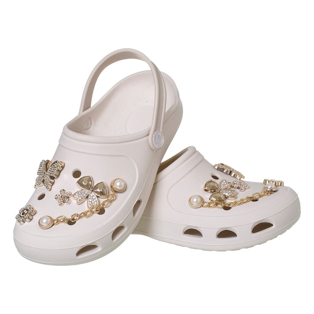 Sandália Infantil Babuche Menina Com enfeitei Botons Pins Sapato Confortável Modinha Verão