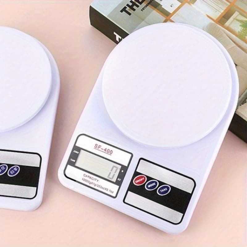 Balanca De Cozinha Digital Alta Precisao 10kg Com  Pilhas Inclusas AA