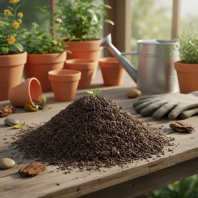 Casca Palha de Arroz Carbonizada Substrato Orgânico 3, 10, 20 ou 50 litros Gold Plant