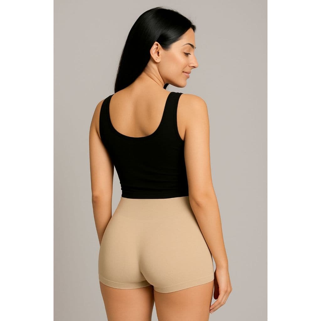 Kits 1 2 3 4 Shortinhos Curto Sem Costura Bege Anágua Segunda Pele De Usar Com Vestido E Saia