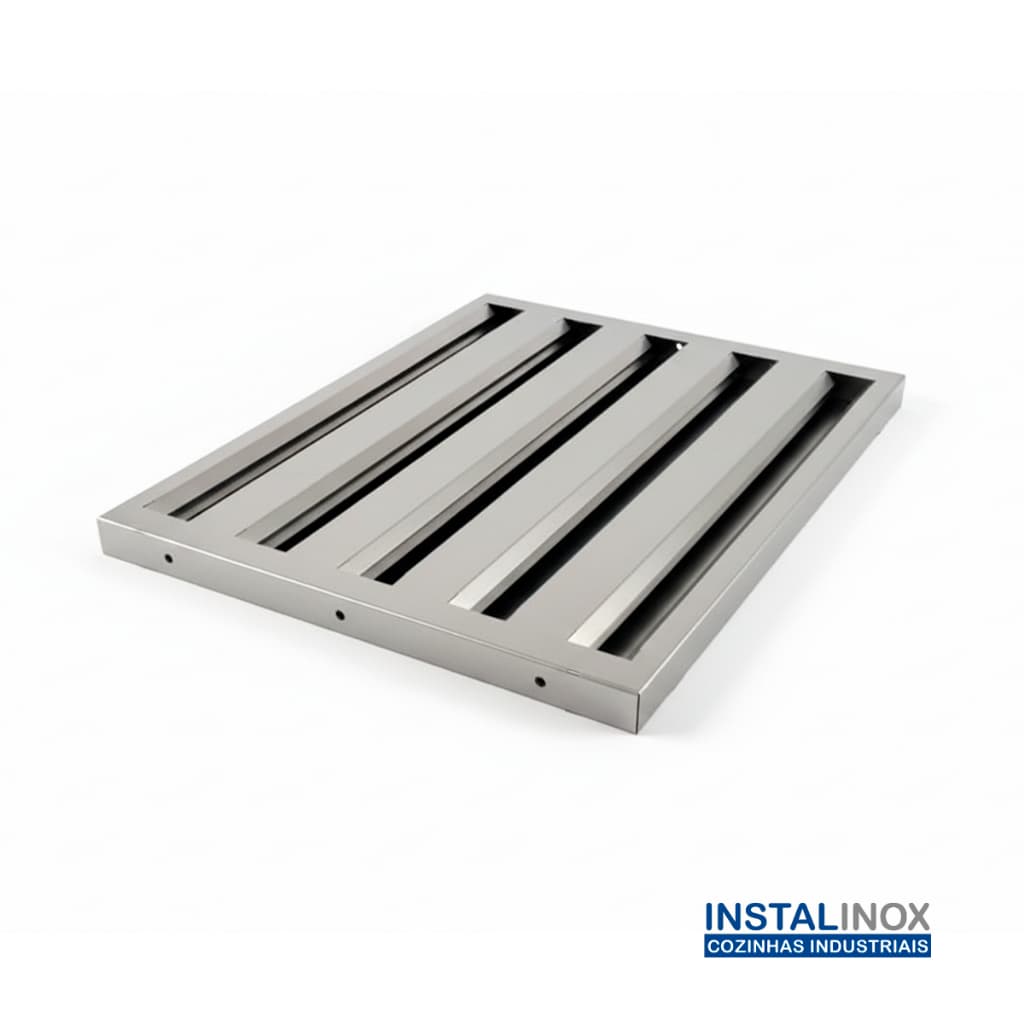 Filtro Inercial Inox para Coifa Profissional Alta Durabilidade e Fácil Limpeza Sob Medida Resistente