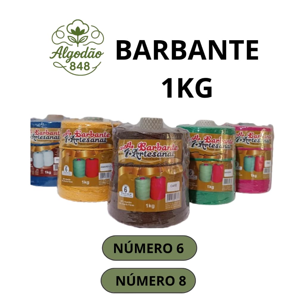 BARBANTE ARTESANAL 1K Nº 6 OU 8